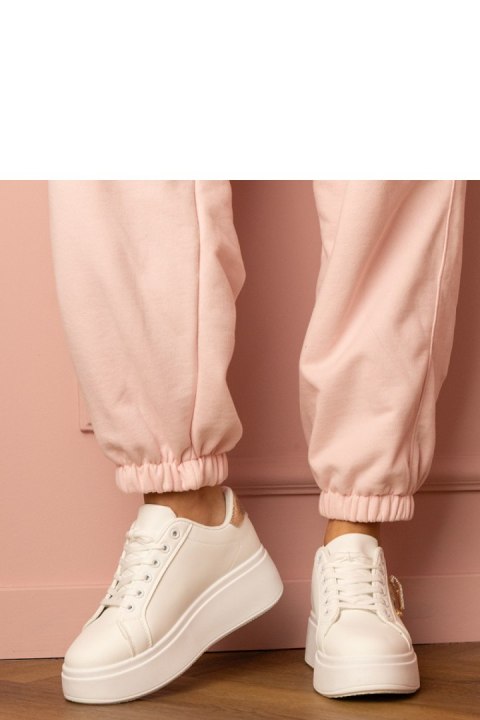 Buty Sportowe Model Lerisol 8919 White/Gold - PRIMO PRIMO Buty Sportowe Model Lerisol 8919 White/Gold - PRIMO PRIMO