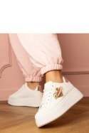 Buty Sportowe Model Lerisol 8919 White/Gold - PRIMO PRIMO Buty Sportowe Model Lerisol 8919 White/Gold - PRIMO PRIMO