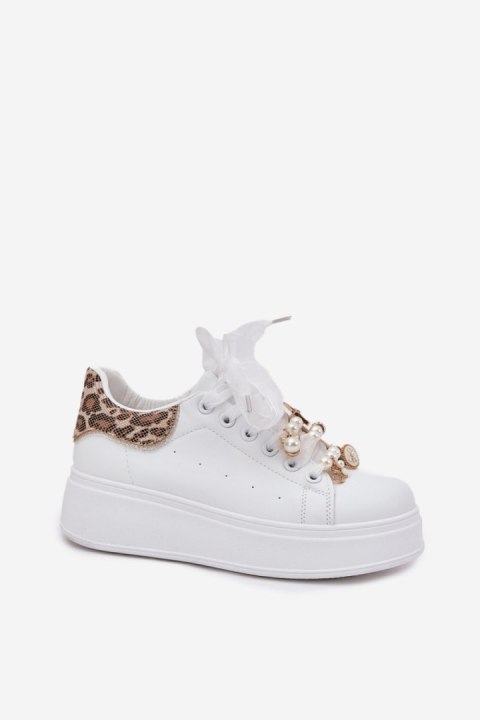 Buty Sportowe Model Ocerdia YY-156 White/Panterka - Step in style Step in style Buty Sportowe Model Ocerdia YY-156 White/Panterka - Step in style Step in style