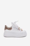 Buty Sportowe Model Ocerdia YY-156 White/Panterka - Step in style Step in style Buty Sportowe Model Ocerdia YY-156 White/Panterka - Step in style Step in style