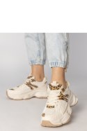 Buty Sportowe Model Sandra 88218 Beige/Panterka - PRIMO PRIMO Buty Sportowe Model Sandra 88218 Beige/Panterka - PRIMO PRIMO