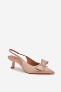 Czółenka Model Folesca QQ-255 Beige - Step in style Step in style Czółenka Model Folesca QQ-255 Beige - Step in style Step in style