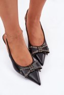 Czółenka Model Folesca QQ-255 Black - Step in style Step in style Czółenka Model Folesca QQ-255 Black - Step in style Step in style