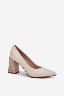 Czółenka Model Gregosa 25PB24-8691 Beige - Step in style Step in style