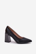 Czółenka Model Gregosa 25PB24-8691 Black - Step in style Step in style