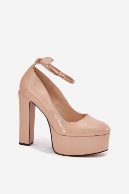 Czółenka Model Nianka C-240 Beige - Step in style Step in style