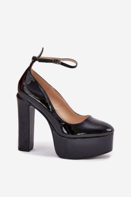 Czółenka Model Nianka C-240 Black - Step in style Step in style