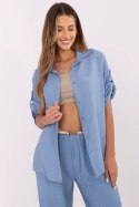 Koszula Damska Model MI-KS-6537.74P Blue - Italy Moda Italy Moda Koszula Damska Model MI-KS-6537.74P Blue - Italy Moda Italy Moda