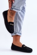 Mokasyny Model Corinell FT247 Black - Step in style Step in style Mokasyny Model Corinell FT247 Black - Step in style Step in style