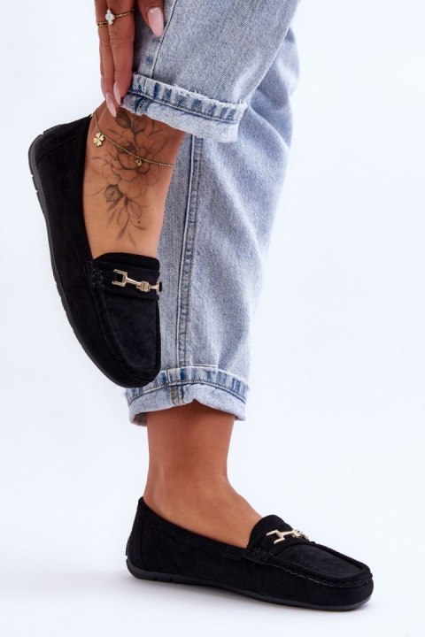 Mokasyny Model Corinell FT247 Black - Step in style Step in style Mokasyny Model Corinell FT247 Black - Step in style Step in style