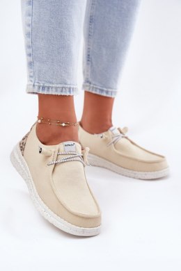 Półbuty Model McKeylor 96116 Beige - Step in style Step in style