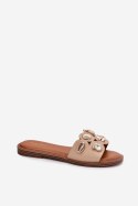 Sandał Klapki Model Nalothiel C15-2 Beige - Step in style Step in style