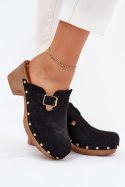 Sandał Klapki Model Veldexina C-394 Black - Step in style Step in style