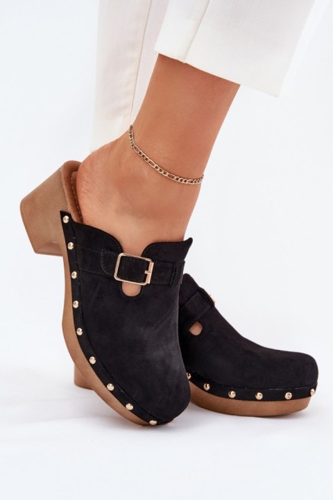 Sandał Klapki Model Veldexina C-394 Black - Step in style Step in style