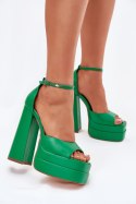 Sandały Modele Beloria P-1242 Green - Step in style Step in style