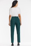 Spodnie Damskie Model A675 Bottle Green - awama Awama Spodnie Damskie Model A675 Bottle Green - awama Awama