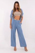 Spodnie Damskie Model MI-SP-6560.73P Blue - Italy Moda Italy Moda Spodnie Damskie Model MI-SP-6560.73P Blue - Italy Moda Italy Moda