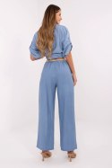 Spodnie Damskie Model MI-SP-6560.73P Blue - Italy Moda Italy Moda Spodnie Damskie Model MI-SP-6560.73P Blue - Italy Moda Italy Moda