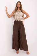 Spodnie Damskie Model MI-SP-A2543.27 Brown - Italy Moda Italy Moda Spodnie Damskie Model MI-SP-A2543.27 Brown - Italy Moda Italy Moda