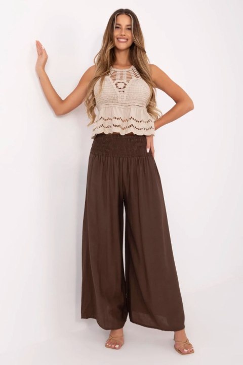 Spodnie Damskie Model MI-SP-A2543.27 Brown - Italy Moda Italy Moda Spodnie Damskie Model MI-SP-A2543.27 Brown - Italy Moda Italy Moda