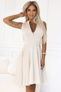 Sukienka Model 573-3 Beige - Numoco Numoco