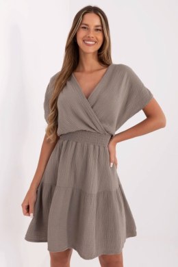 Sukienka Model MI-SK-92160.00 Dark Beige - Italy Moda Italy Moda