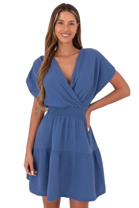 Sukienka Model MI-SK-92160.00 Dark Blue - Italy Moda Italy Moda Sukienka Model MI-SK-92160.00 Dark Blue - Italy Moda Italy Moda