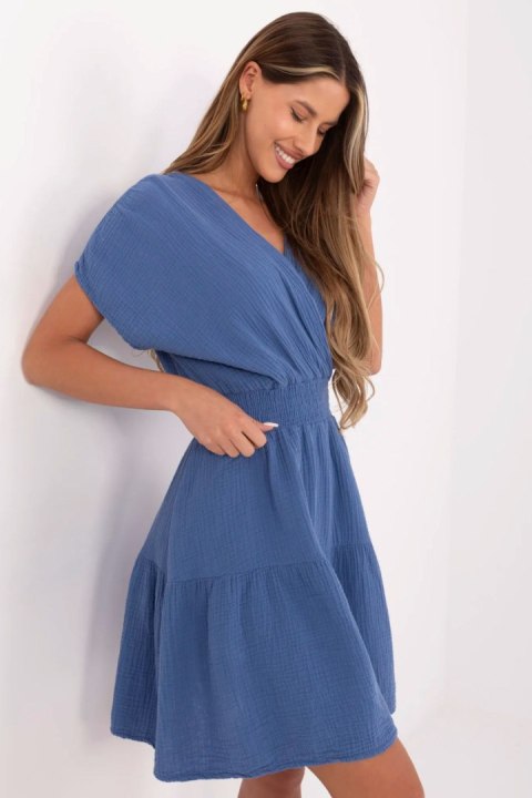 Sukienka Model MI-SK-92160.00 Dark Blue - Italy Moda Italy Moda Sukienka Model MI-SK-92160.00 Dark Blue - Italy Moda Italy Moda