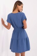 Sukienka Model MI-SK-92160.00 Dark Blue - Italy Moda Italy Moda Sukienka Model MI-SK-92160.00 Dark Blue - Italy Moda Italy Moda