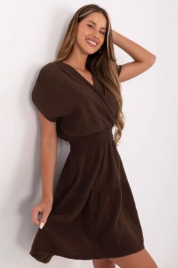Sukienka Model MI-SK-92160.00 Dark Brown - Italy Moda Italy Moda
