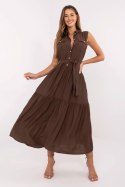 Sukienka Model MI-SK-A5032.70P Brown - Italy Moda Italy Moda Sukienka Model MI-SK-A5032.70P Brown - Italy Moda Italy Moda