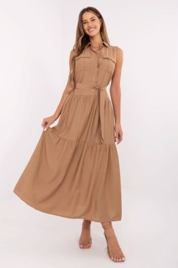 Sukienka Model MI-SK-A5032.70P Camel - Italy Moda Italy Moda