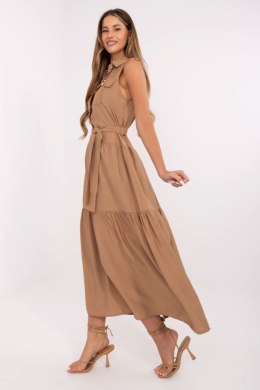 Sukienka Model MI-SK-A5032.70P Camel - Italy Moda Italy Moda
