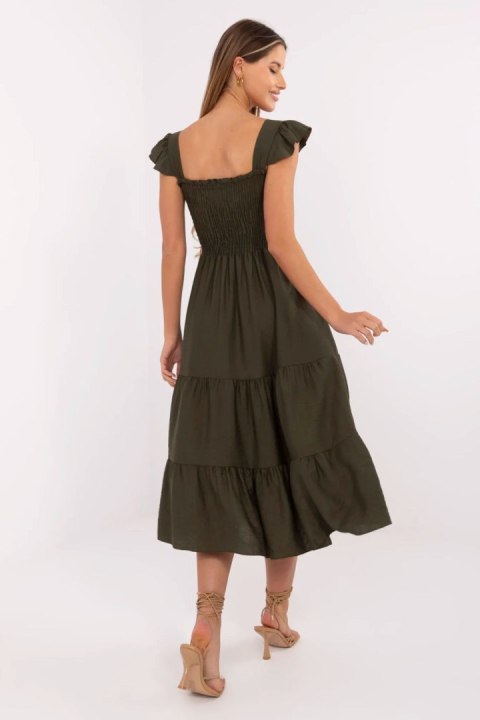 Sukienka Model MI-SK-A5063.69P Khaki - Italy Moda Italy Moda Sukienka Model MI-SK-A5063.69P Khaki - Italy Moda Italy Moda