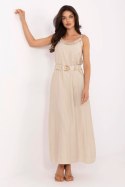 Sukienka Model MI-SK-A6401.00 Beige - Italy Moda Italy Moda Sukienka Model MI-SK-A6401.00 Beige - Italy Moda Italy Moda