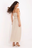 Sukienka Model MI-SK-A6401.00 Beige - Italy Moda Italy Moda Sukienka Model MI-SK-A6401.00 Beige - Italy Moda Italy Moda