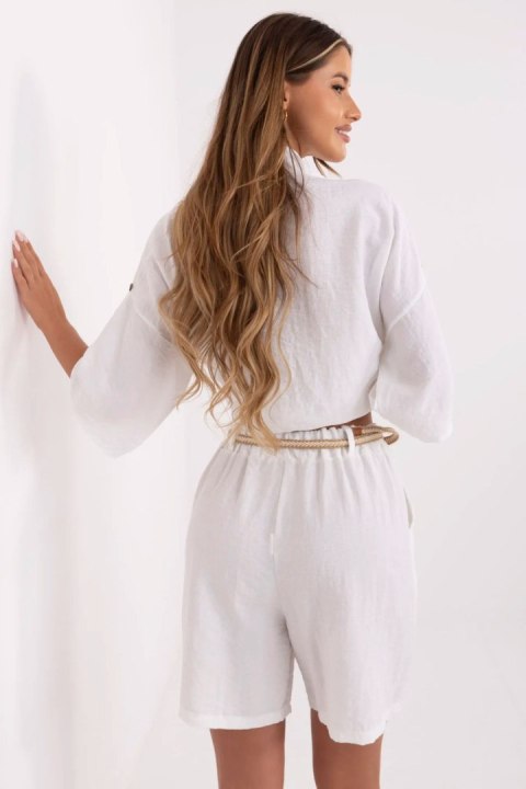 Szorty Damskie Model MI-SN-6620.72P White - Italy Moda Italy Moda Szorty Damskie Model MI-SN-6620.72P White - Italy Moda Italy Moda