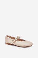 Baleriny Model Firicene 1860 Beige - Step in style Step in style Baleriny Model Firicene 1860 Beige - Step in style Step in style