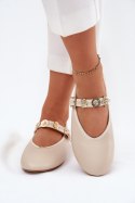 Baleriny Model Firicene 1860 Beige - Step in style Step in style Baleriny Model Firicene 1860 Beige - Step in style Step in style