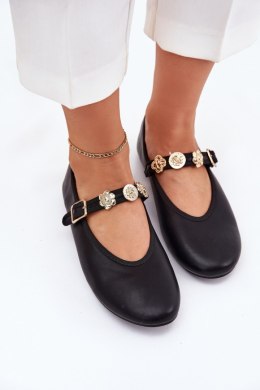 Baleriny Model Firicene 1860 Black - Step in style Step in style