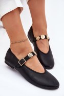 Baleriny Model Firicene 1860 Black - Step in style Step in style Baleriny Model Firicene 1860 Black - Step in style Step in style