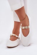 Baleriny Model Firicene 1860 White - Step in style Step in style Baleriny Model Firicene 1860 White - Step in style Step in style