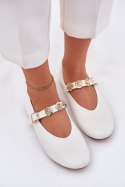 Baleriny Model Firicene 1860 White - Step in style Step in style Baleriny Model Firicene 1860 White - Step in style Step in style