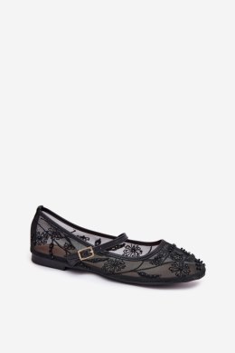 Baleriny Model Tillilora C-798 Black - Step in style Step in style