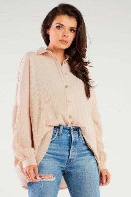 Koszula Damska Model M264 Beige - Infinite You Infinite You