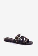 Sandał Klapki Model Manitte 9706 Black - Step in style Step in style Sandał Klapki Model Manitte 9706 Black - Step in style Step in style