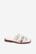 Sandał Klapki Model Manitte 9706 White - Step in style Step in style