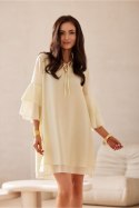 Sukienka Model Beatrice ZOL SUK0525 Yellow - Roco Fashion Roco Fashion Sukienka Model Beatrice ZOL SUK0525 Yellow - Roco Fashion Roco Fashion