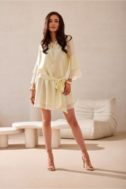 Sukienka Model Beatrice ZOL SUK0525 Yellow - Roco Fashion Roco Fashion Sukienka Model Beatrice ZOL SUK0525 Yellow - Roco Fashion Roco Fashion