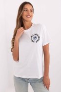 Tshirt Damski Model D12022AC02645E White - Sublevel Sublevel Tshirt Damski Model D12022AC02645E White - Sublevel Sublevel